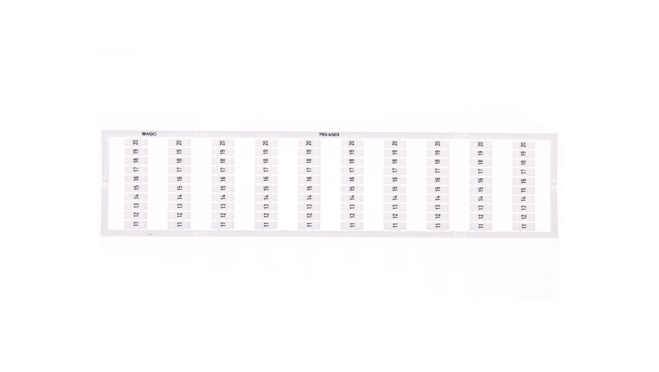 Oznaczniki WMB 10x 11-20 793-4503 /5szt./