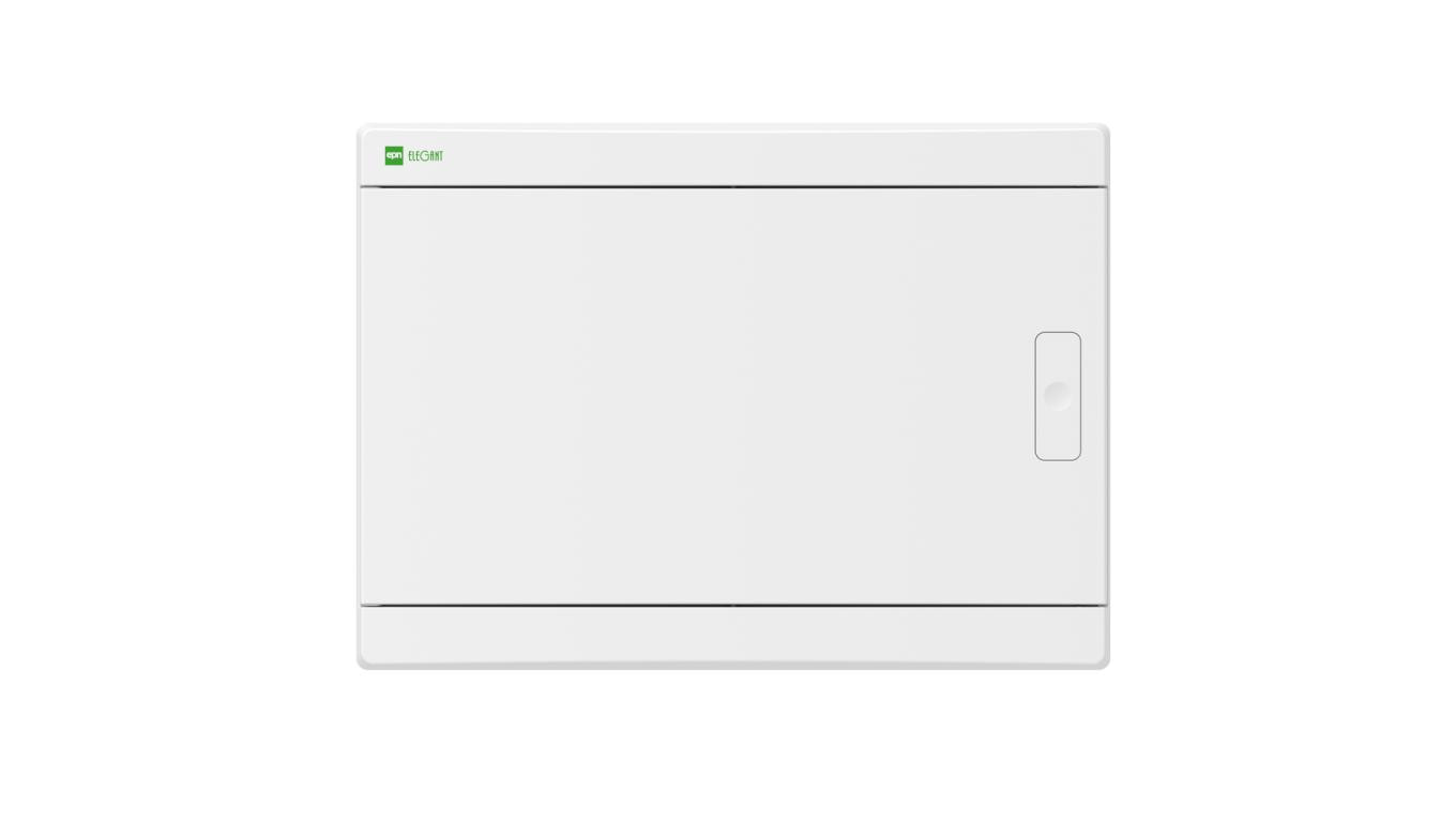 Rozdzielnica modułowa ELEGANT 1x12 PE+N podtynkowa IP40 PE+N drzwi białe 2434-00