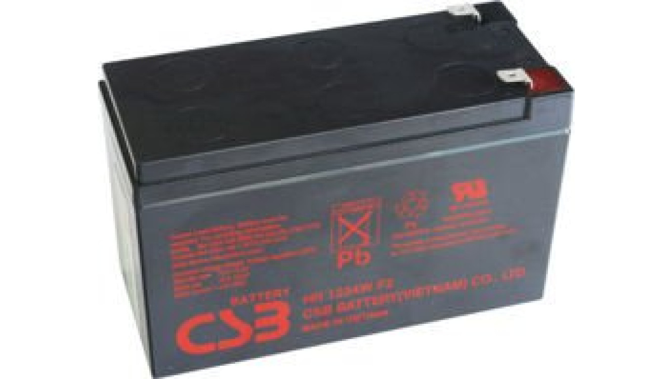 Akumulator AGM bezobsługowy CSB 12V 9Ah HR1234W F2