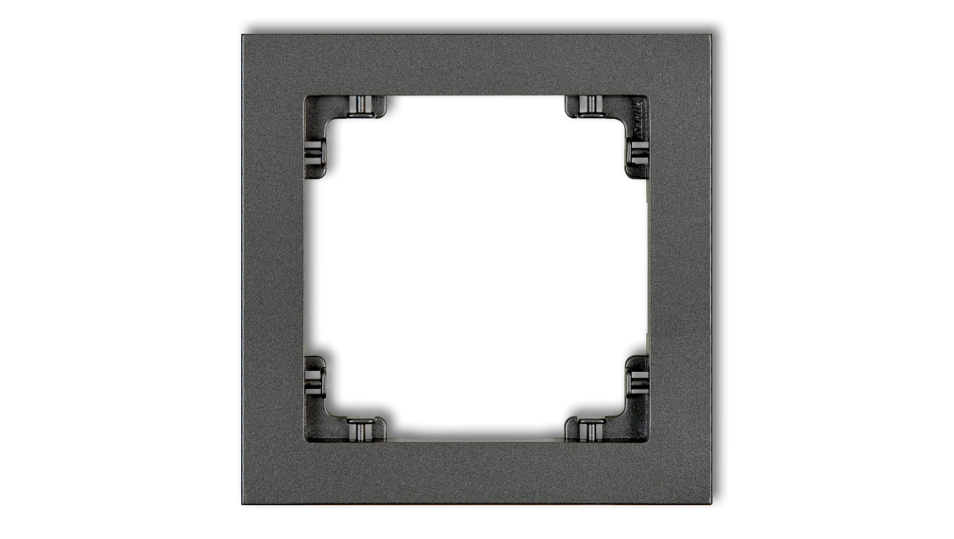 DECO Ramka pojedyncza grafitowy 11DR-1