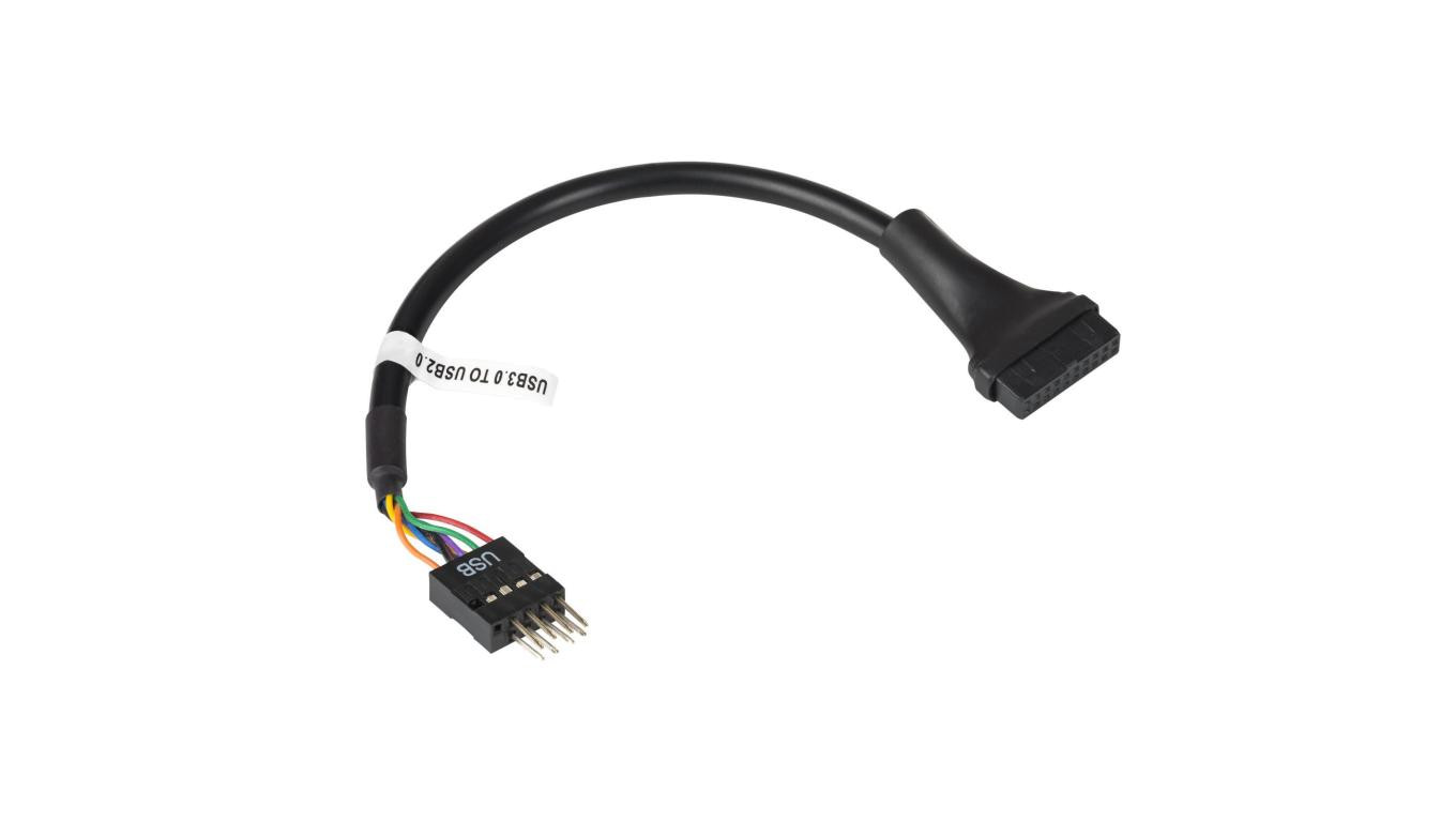 Adapter z kablem Akyga AK-CA-75 USB 9 pin (m) / USB 19 pin ( f ) 20cm