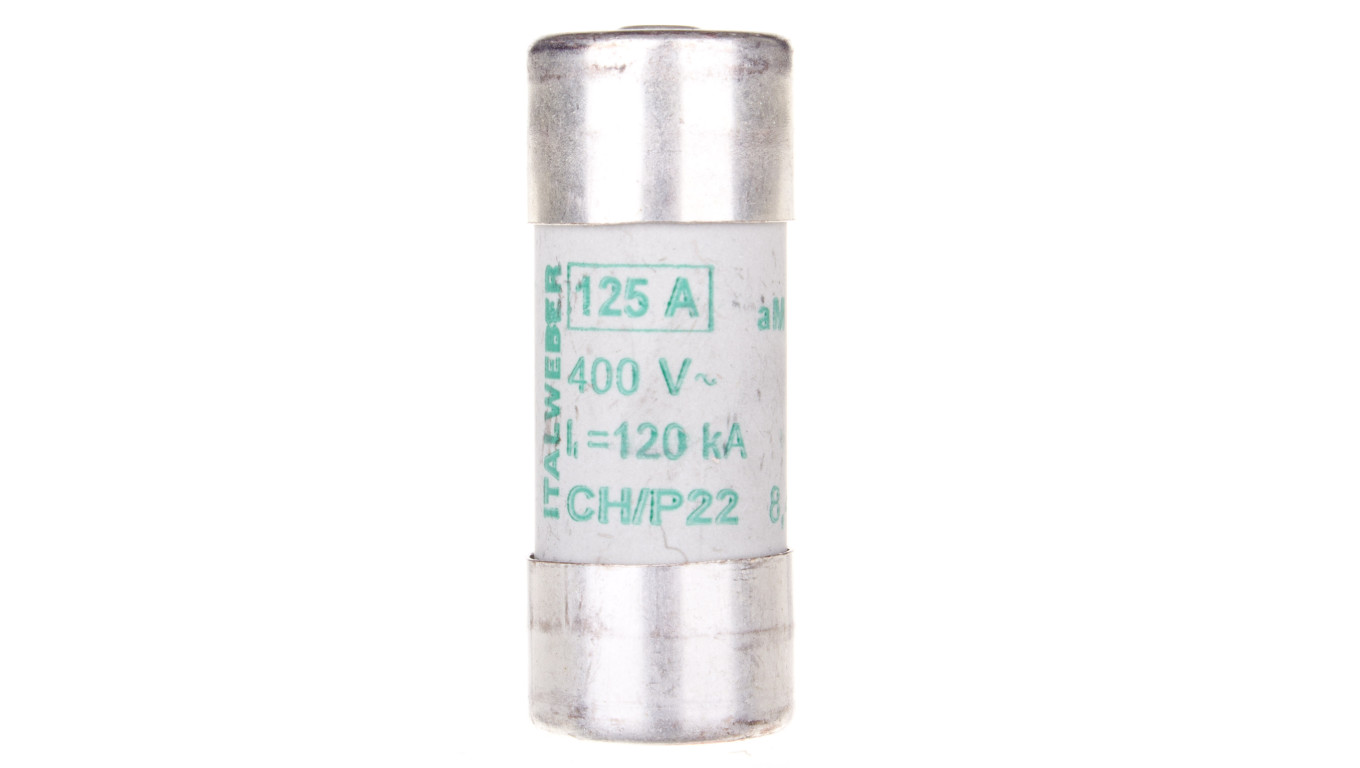 Wkładka bezpiecznikowa cylindryczna 22x58mm 125A aM 400V CH22P /z wybijakiem/ 006711054
