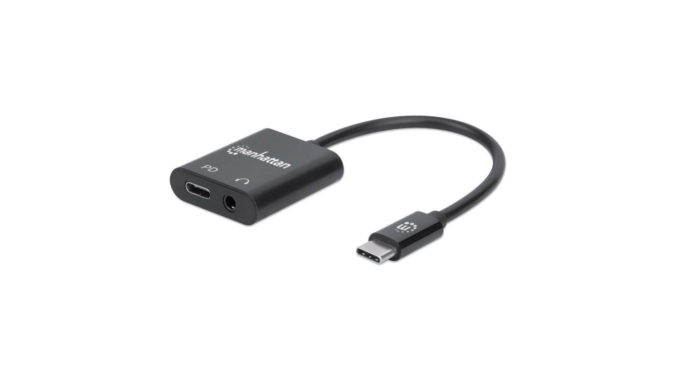 Adapter Słuchawkowy USB-C na Jack 3.5mm z USB-C PD