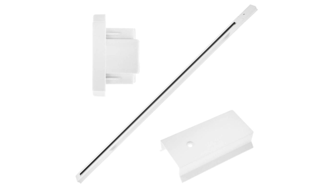 Szynoprzewód Biały Jednofazowy Aluminiowy Szyna Do Reflektorów Szynowych 200cm