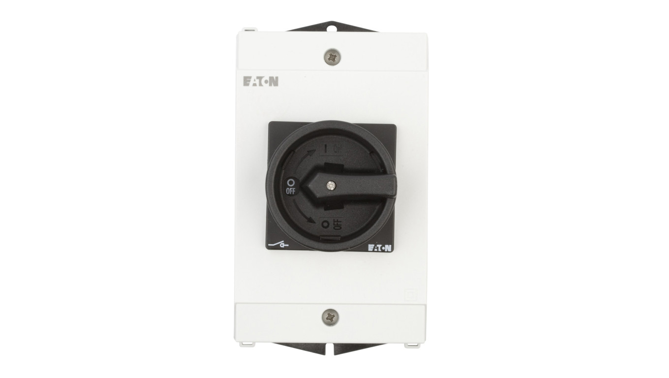 Łącznik krzywkowy 0-1 3P 25A 1Z 1R w obudowie IP65 P1-25/I2/SVB-SW/HI11 207295