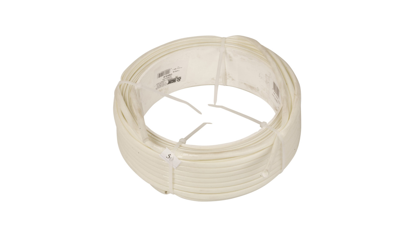 Koszulka elektroizolacyjna z włókna szklanego OSKS-6 biała E05ME-03010201001 /50m/