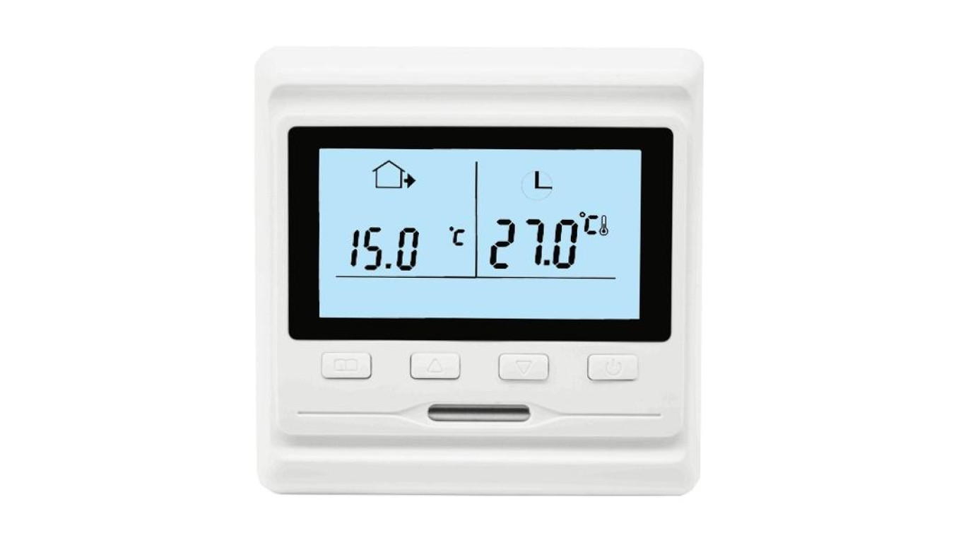 Termostat podłogowy regulator temperatury przewodowy z wyświetlaczem LCD IP20 HW500 GRAND MEYER
