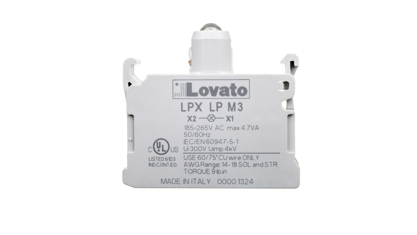 Lampka LED zielona fi 22mm 185-265V AC światło ciągłe LPXLPM3