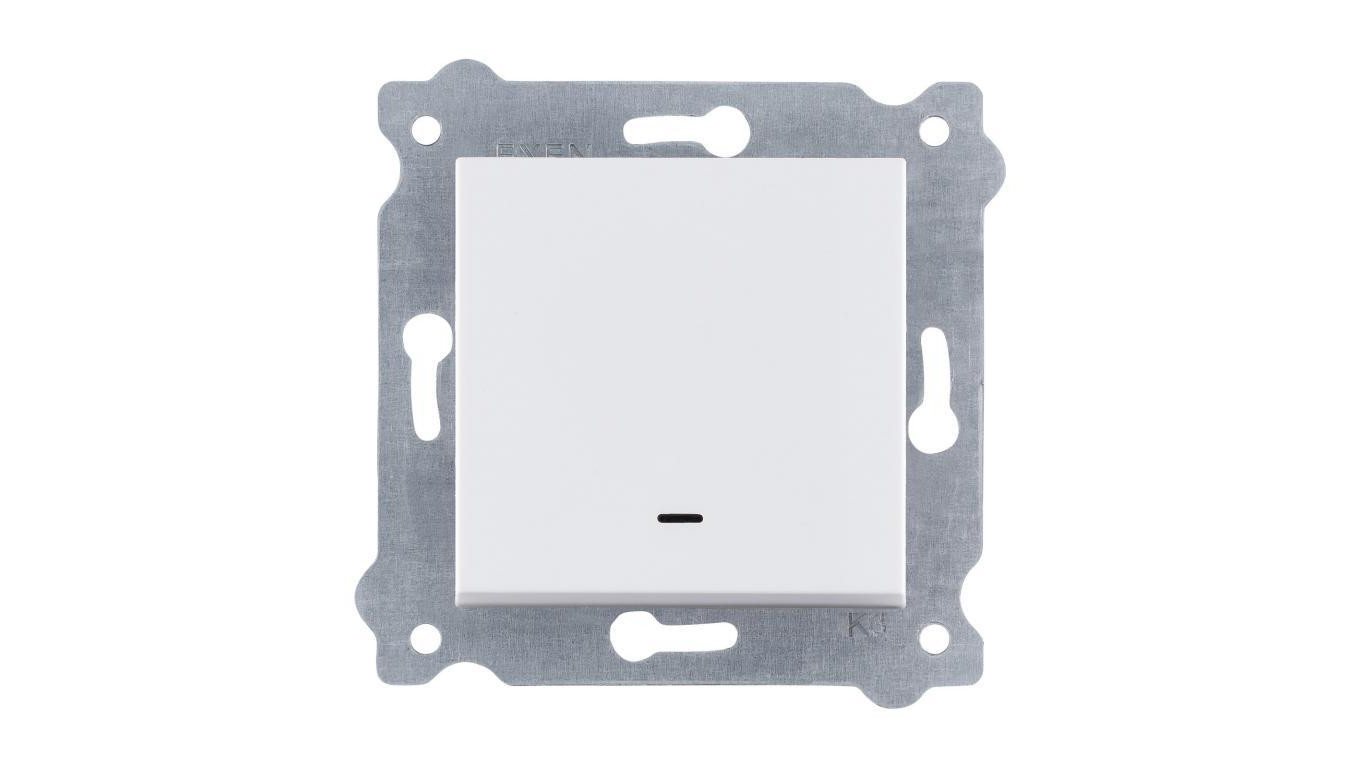 Łącznik schodowy z podświetleniem 250V 10A Biały 210/01 EXEN