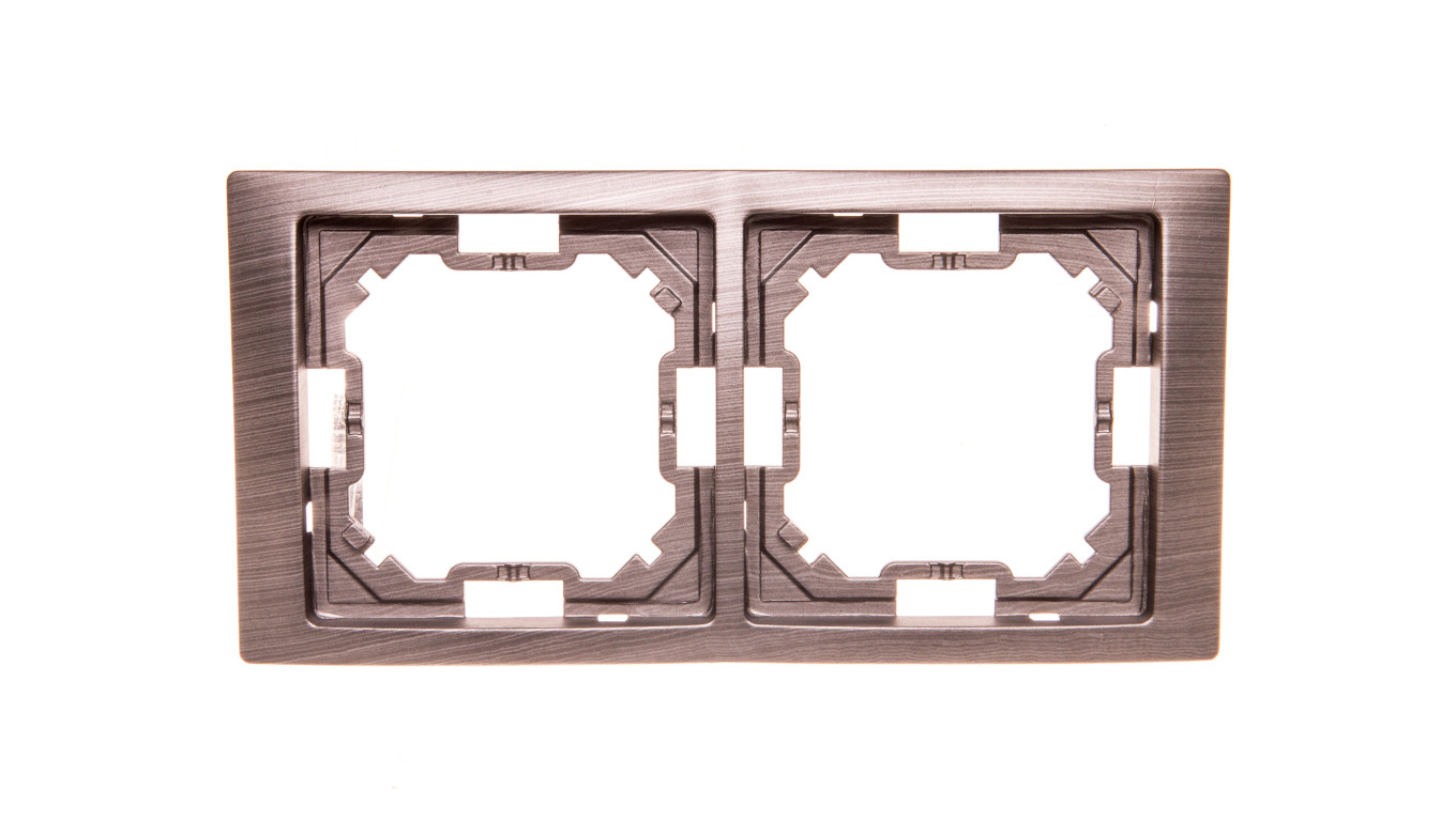 Simon Basic Neos Ramka podwójna tytanowy BMRC2/052