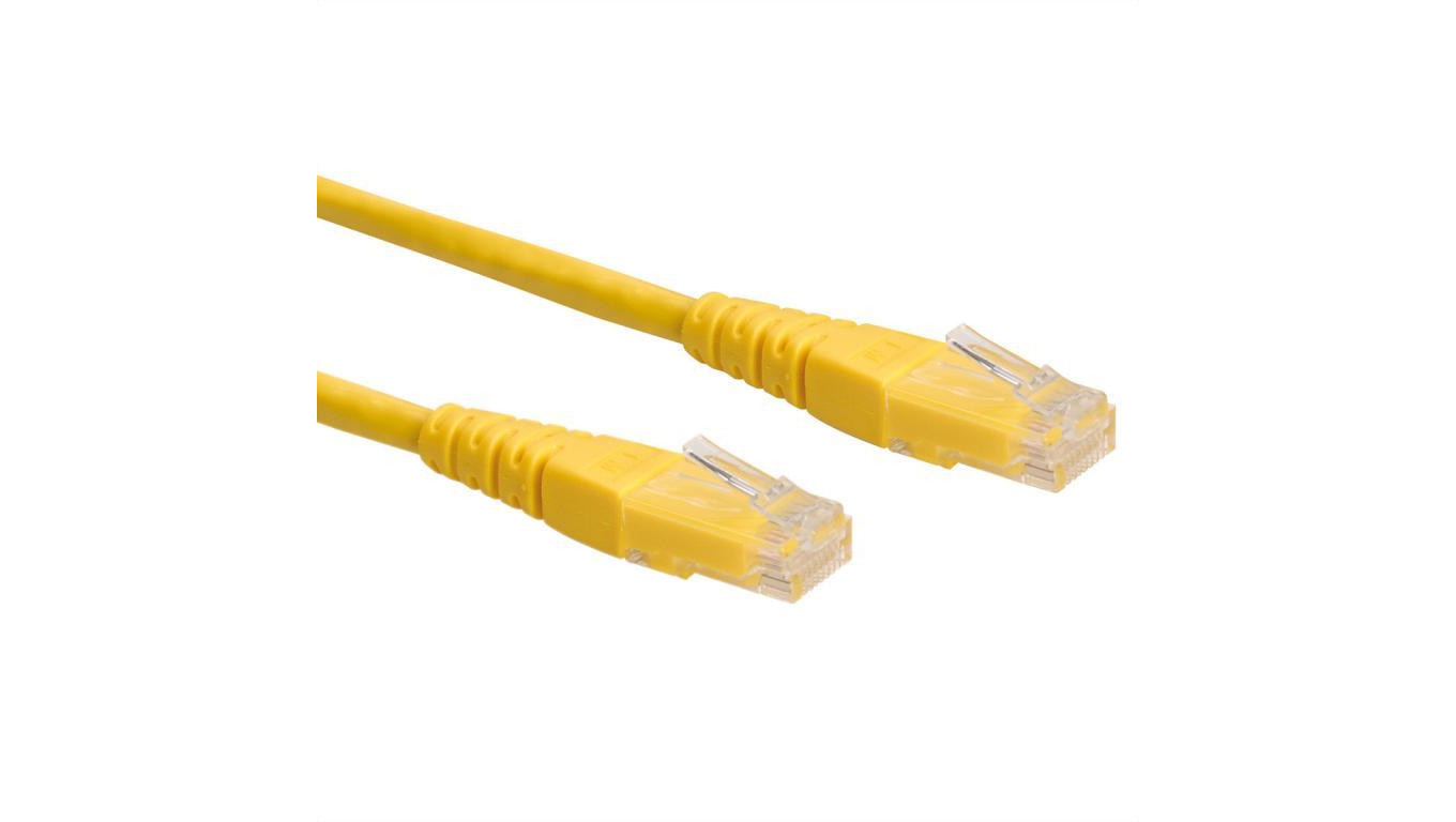 ROLINE Kabel krosowy Cat.6 UTP (klasa E), żółty, 3 m