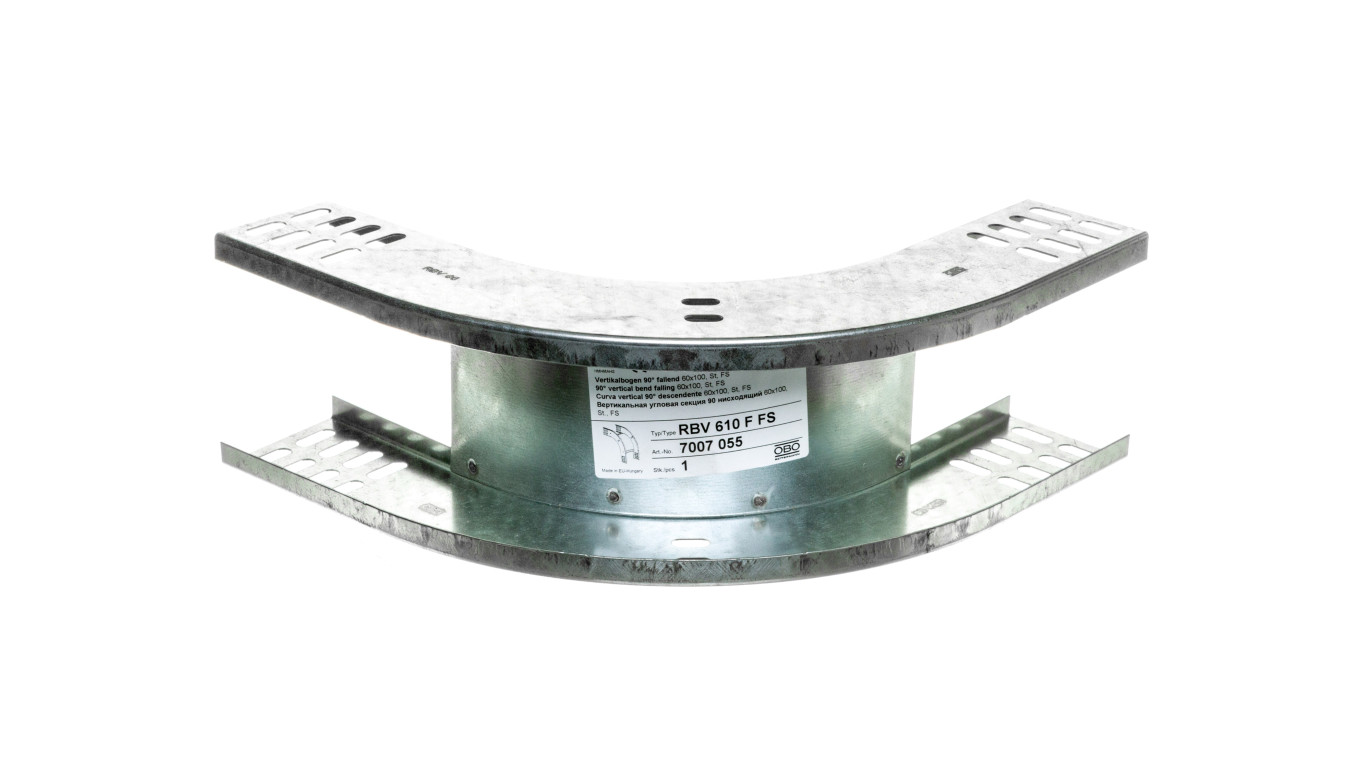 Łuk pionowy korytka 90 stopni 100x60 RBV 610 F FS 7007055