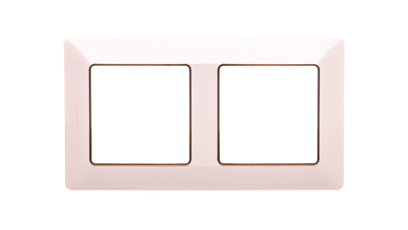 VALENA LIFE Ramka podwójna kremowa/złota 754062