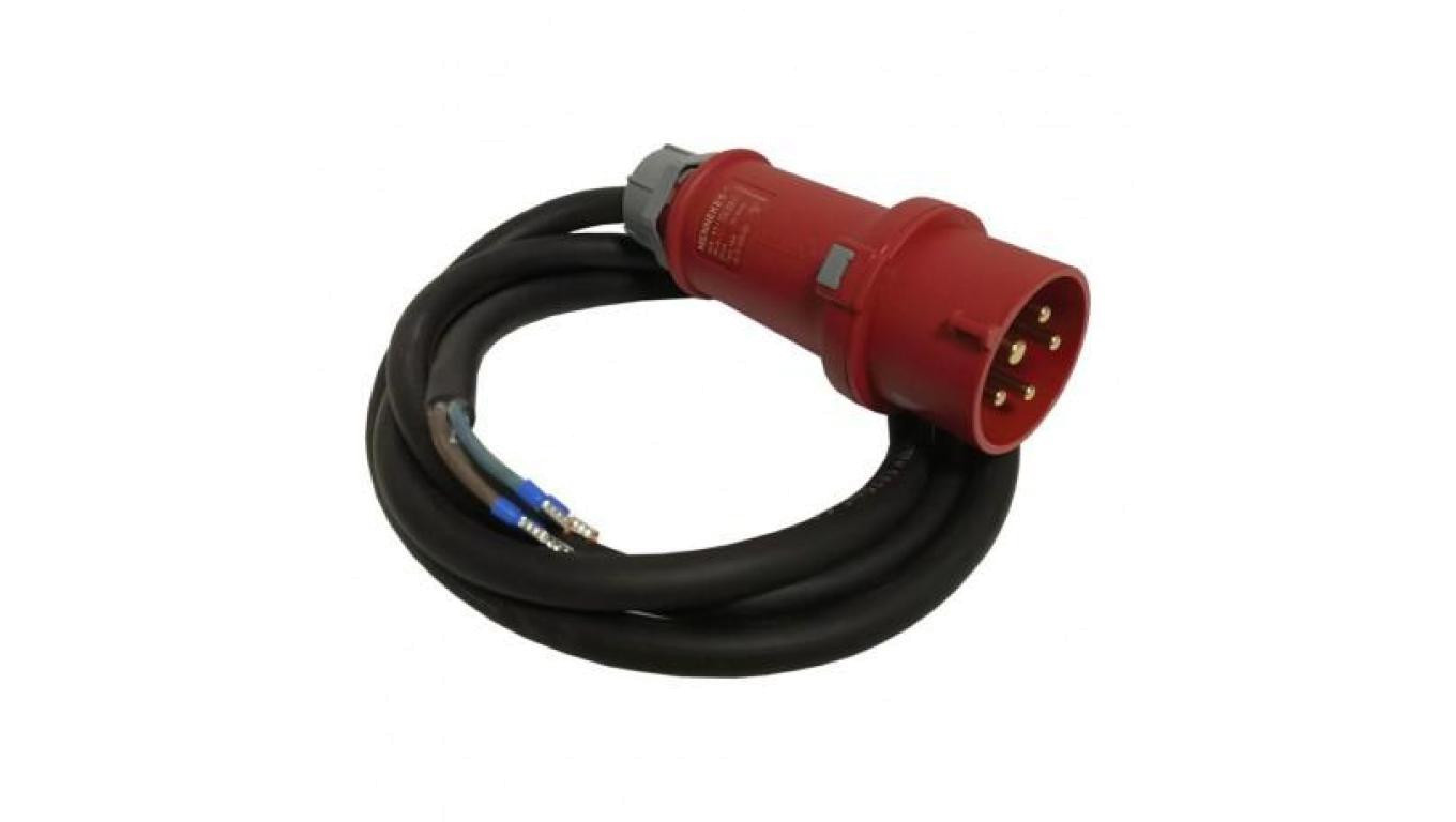 2m Przewód przyłączeniowy z wtyczką 16A/5P kabel 5x2,5mm² 2930