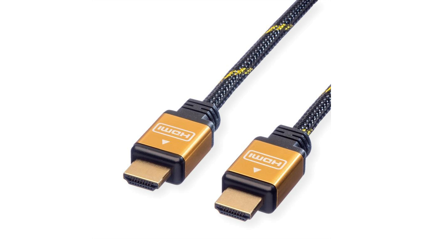 ROLINE GOLD HDMI High Speed Kabel, M/M, 10 m