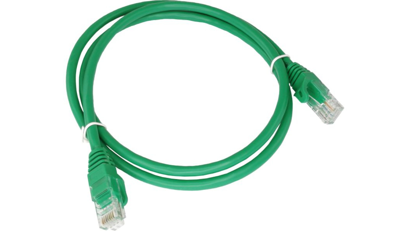 Patch-cord U/UTP kat.6 PVC 3.0m zielony KKU6ZIE3