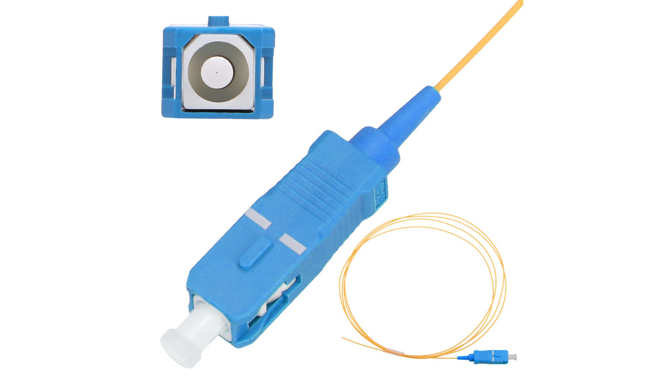 Pigtail PVC, Jednomodowy, 900um G.657A 1m Extralink SC/UPC