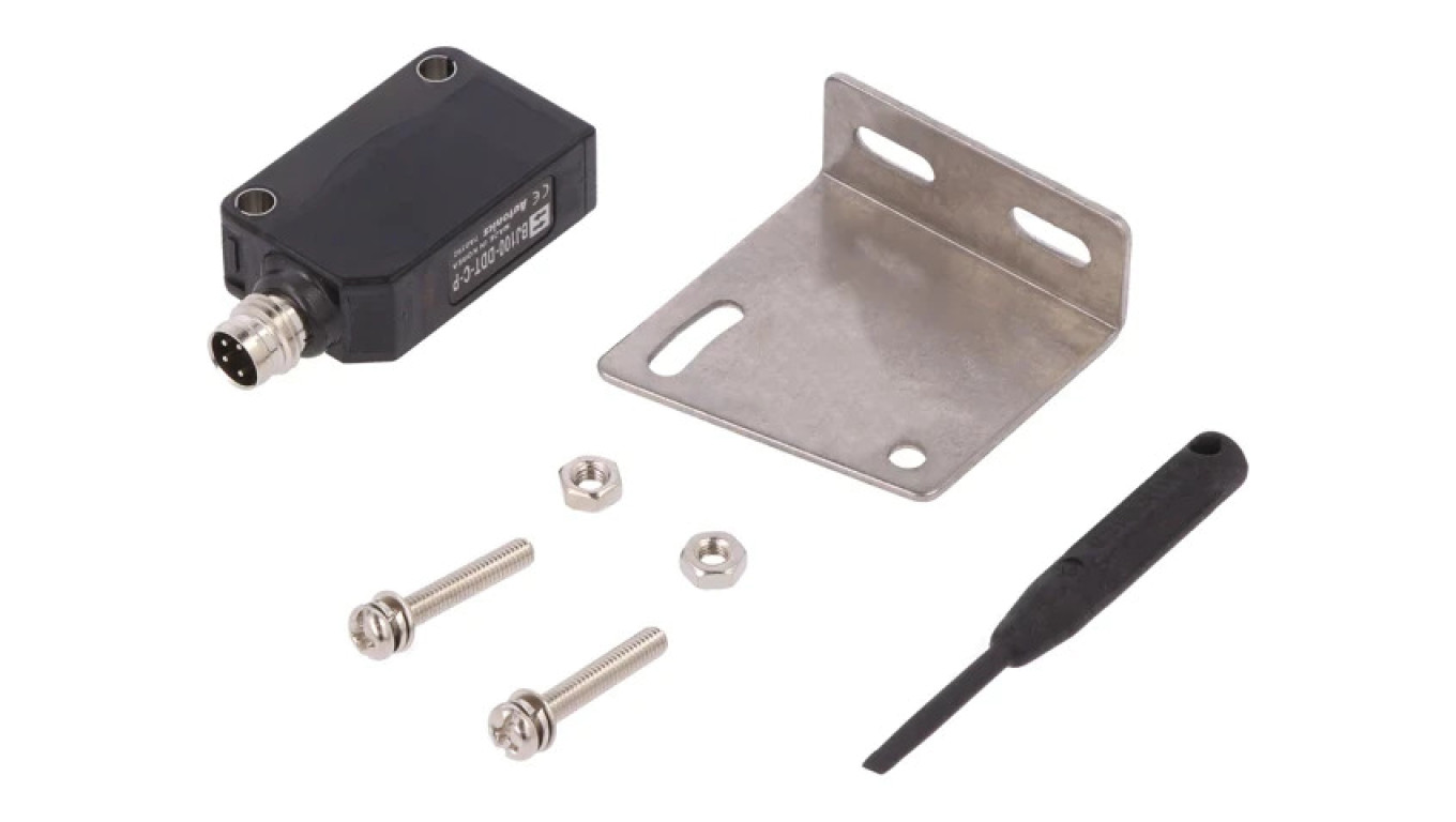 BJ100-DDT-C-P Czujnik fotoelektryczny o zasięgu 0...0,1m, PNP, DARK-ON, LIGHT-ON