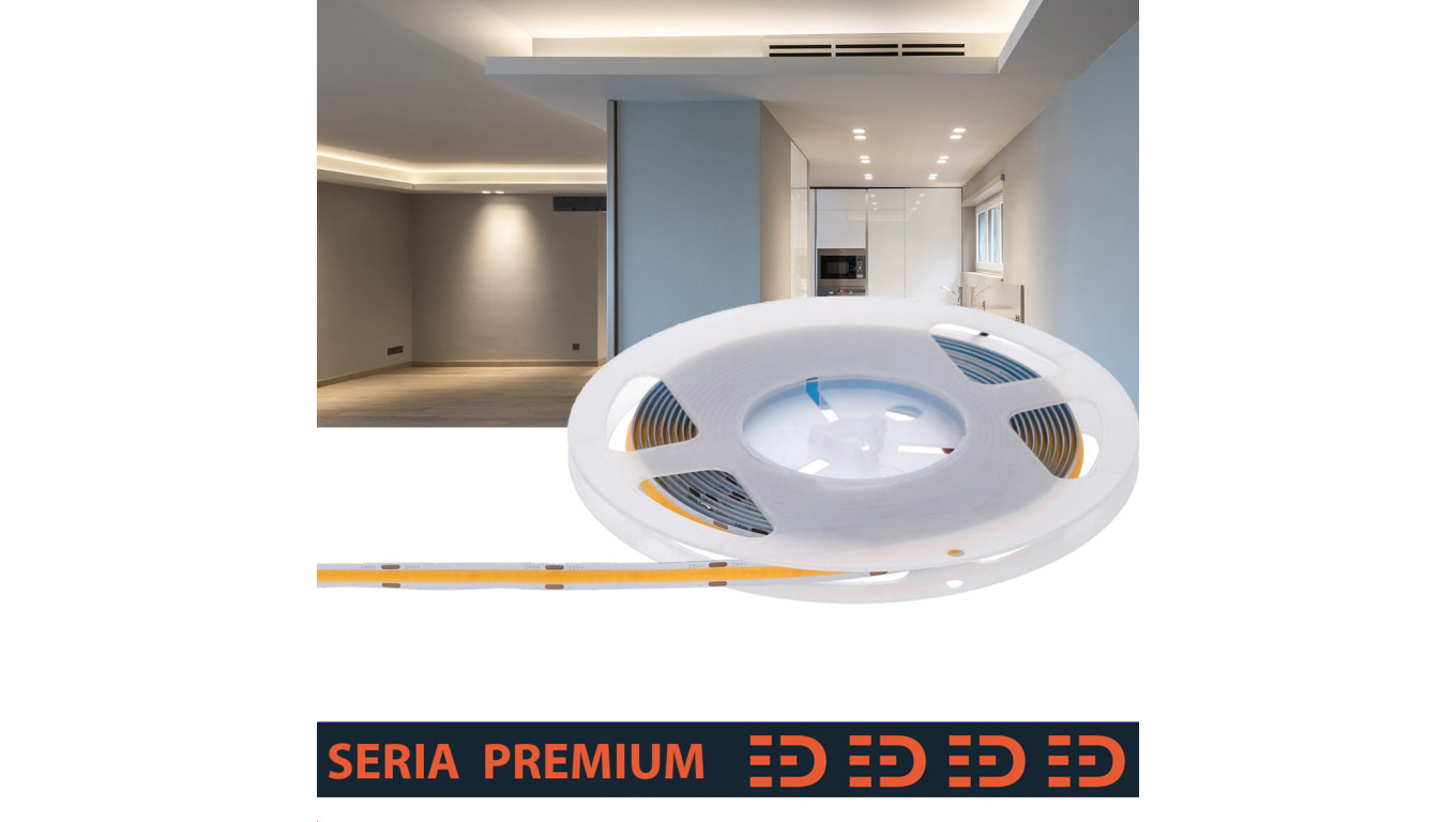 Taśma Premium 24V COB 384led 4000K 1000lm Ra90 (5)