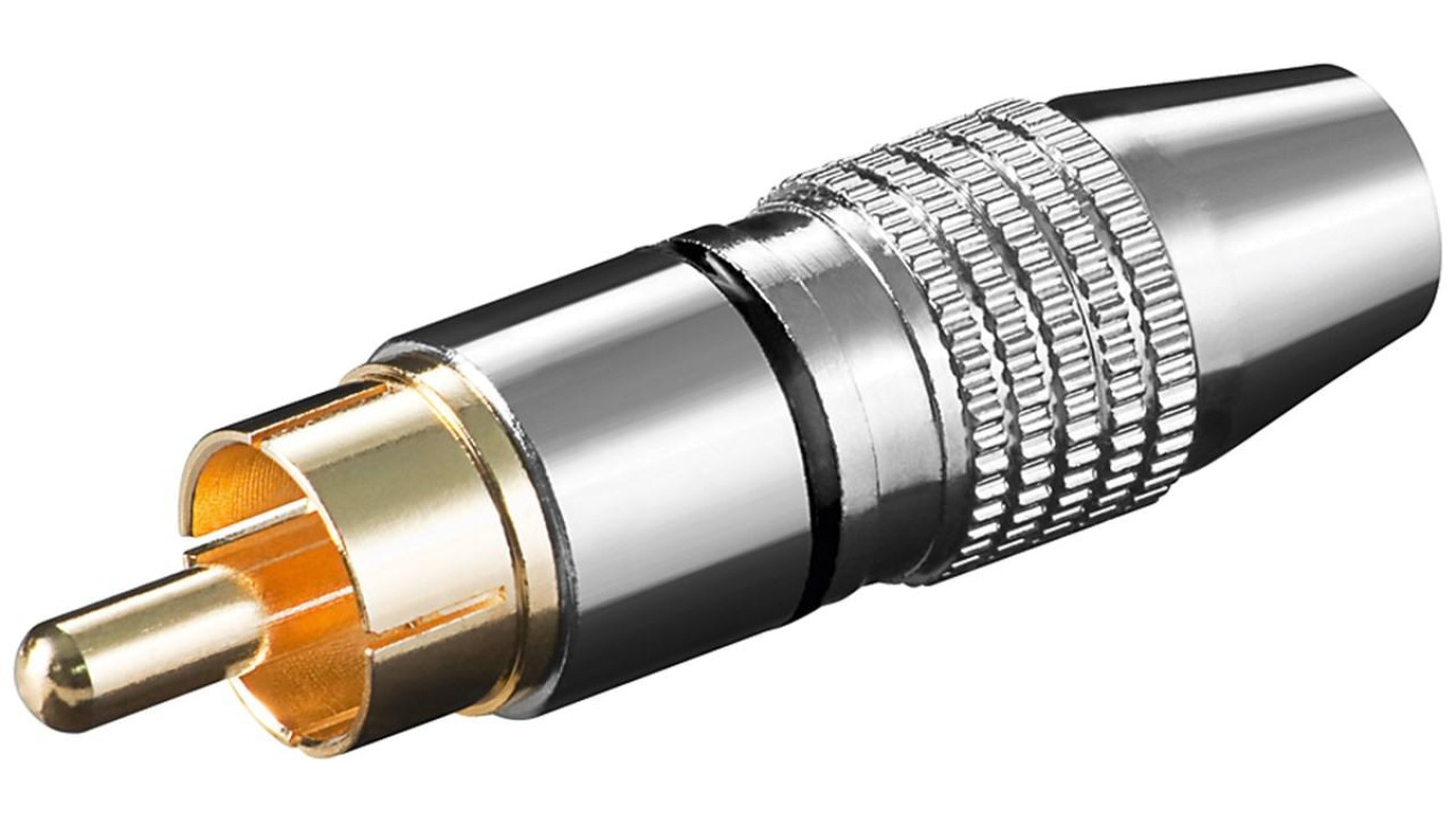 Wtyk chinch - Wersja kolorystyczna Czarny