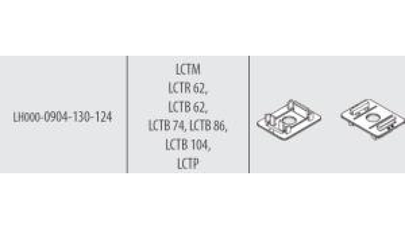 Trzymacz na szynę DIN do prze.LCTB62-104 Uchwyty do montażu przekładników na szynę DIN 35 mm LH000-0904-130-124