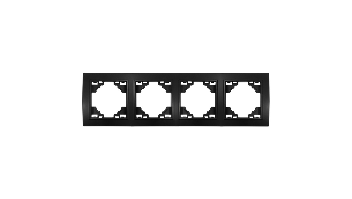 QUADRA RAMKA PLASTIKOWA POCZWÓRNA CZARNA