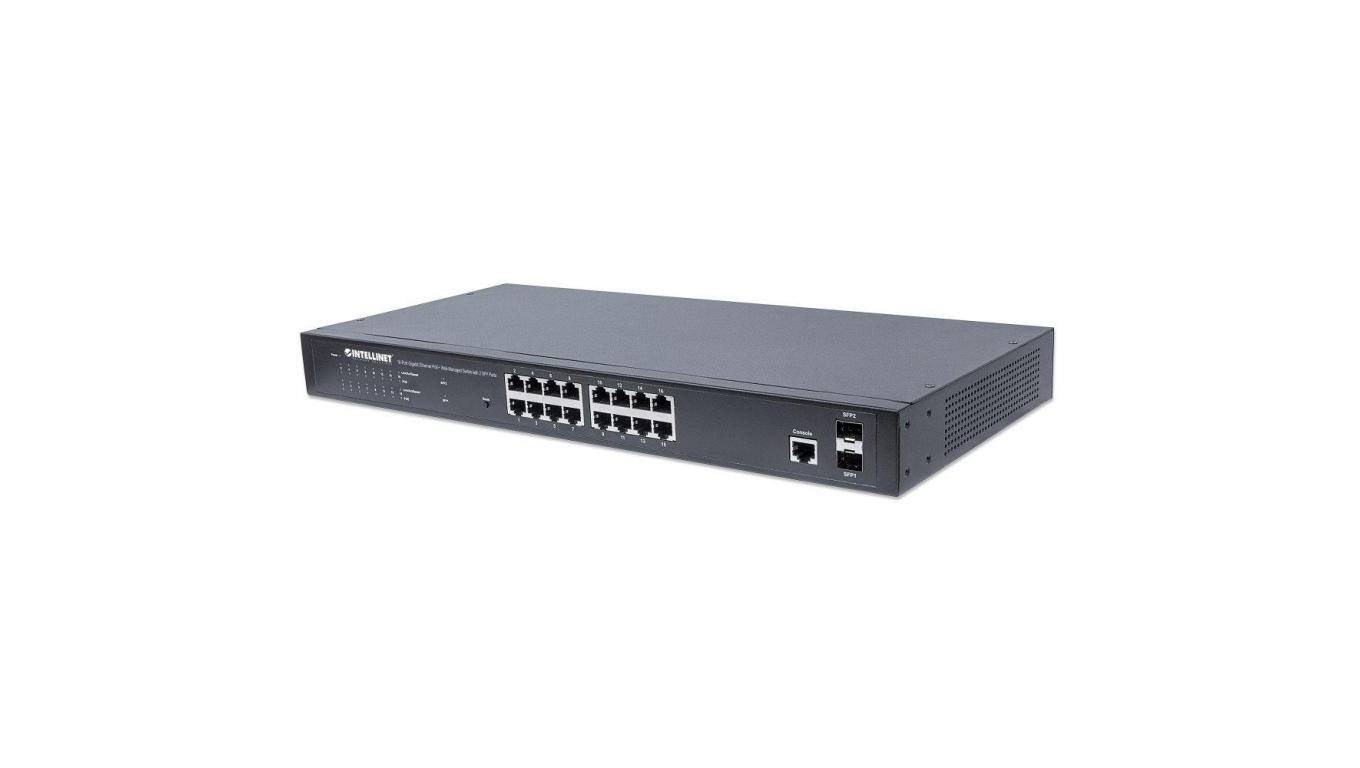 Gigabit Switch 16X 10/100/1000 RJ45 Poe+ 2X Sfp Managed 561341