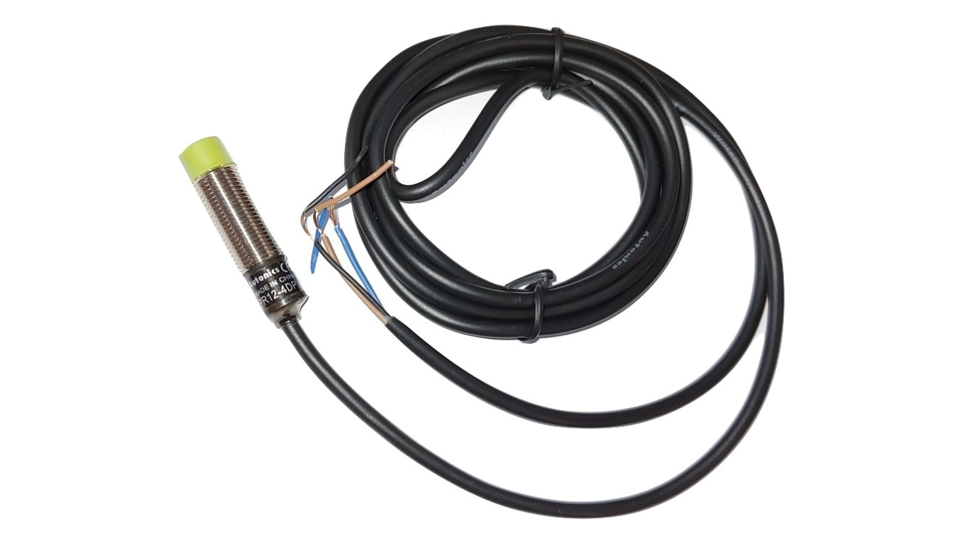 Czujnik indukcyjny M12 2mm 12-24V DC PNP NO z przew. 2m PR12-4DP