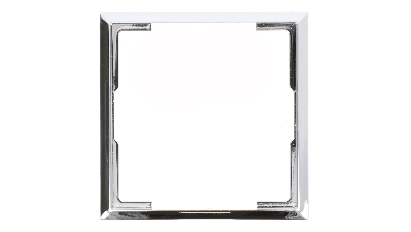 ARIA Ramka ozdobna do gniazd: wtyczkowych pojedynczych, teleinformatycznych i ściemniaczy srebro RO-2U/67