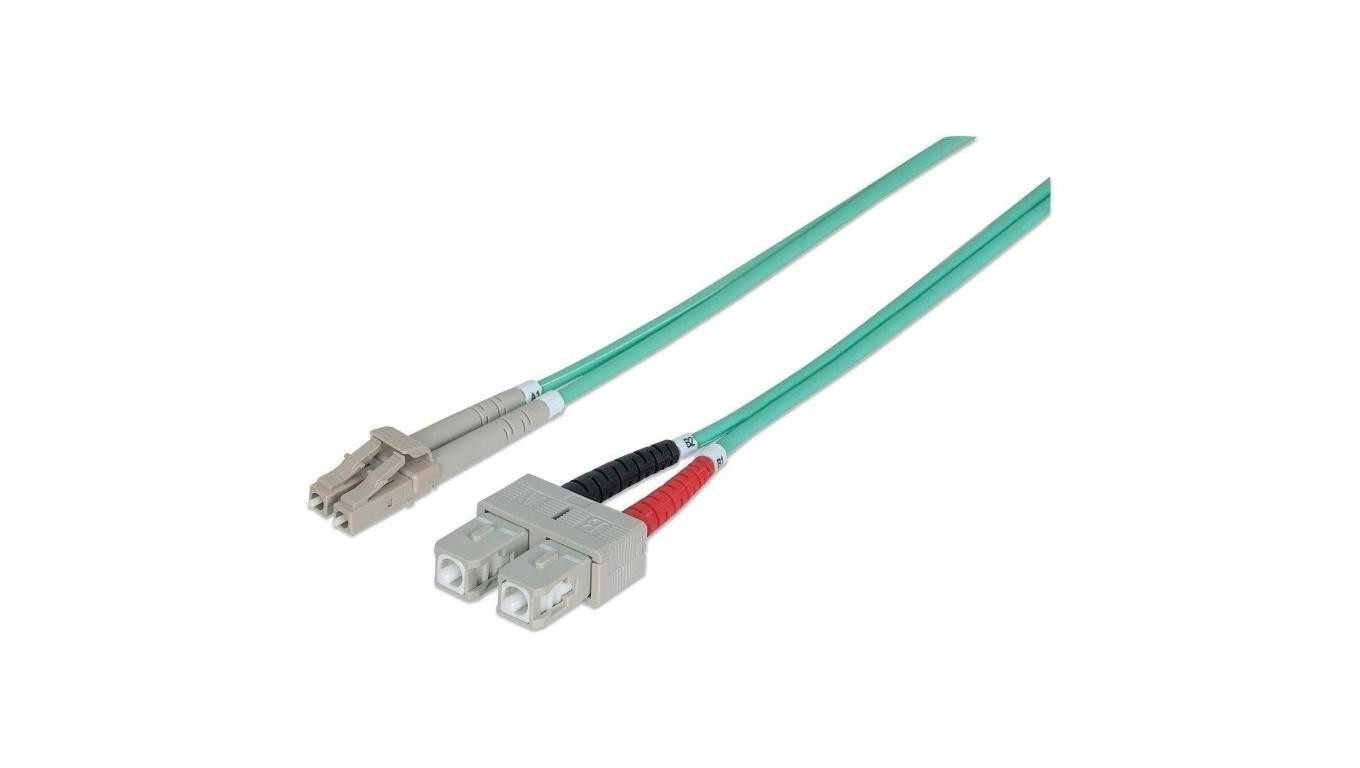 Patchcord światłowodowy OM3 50/125 MM LC-SC Duplex 1m