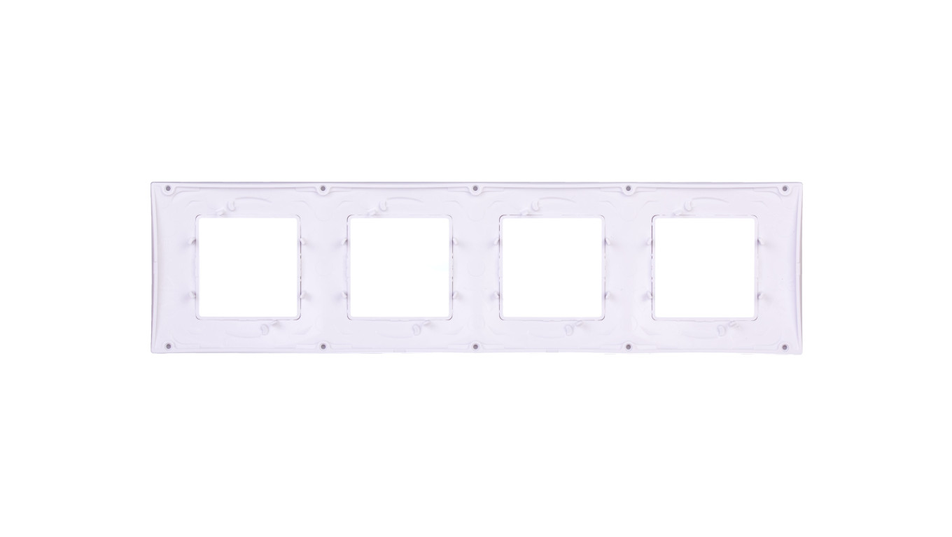Unica Plus Ramka poczwórna szary pozioma MGU6.008.865
