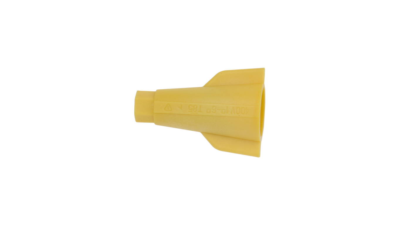 Złączka skrętna uniwersalna 1-6mm2 ZSE 1-1.0/6.0 żółta 43814204 /100szt./