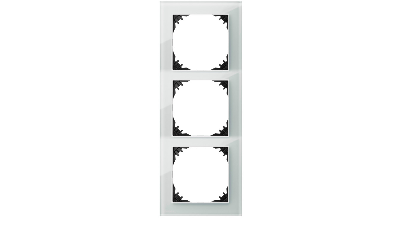 Vestra Ramka potrójna szkło IP20 biały 3873-62