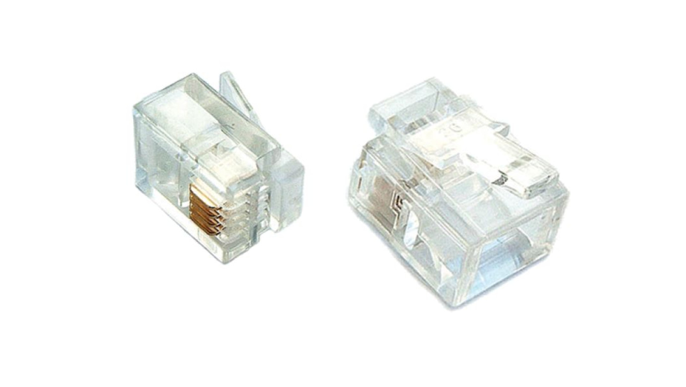 RJ11 wtyk telefoniczny 6P4C ALANTEC /op. 100 szt./ WT004