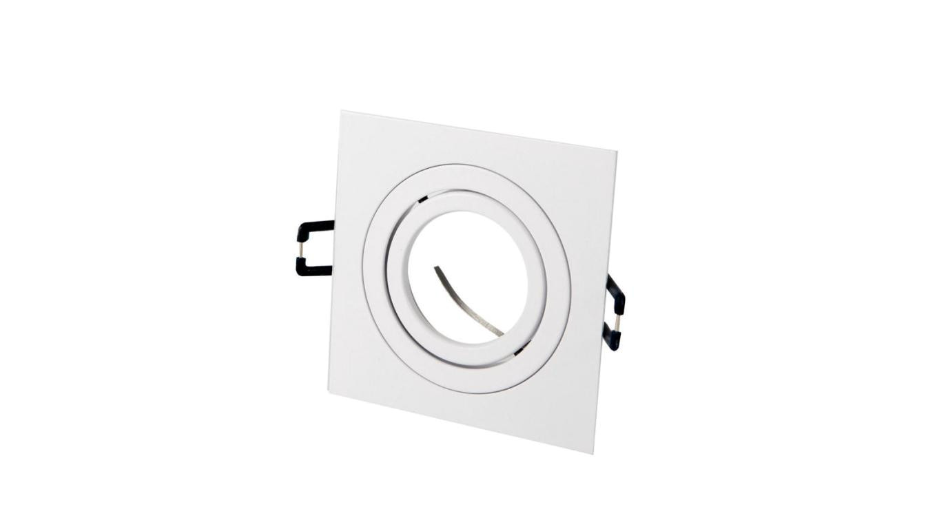 LED line Oprawka sufitowa oczko kwadratowa ruchoma SLIM biały mat AKROS 5 lat gwar.