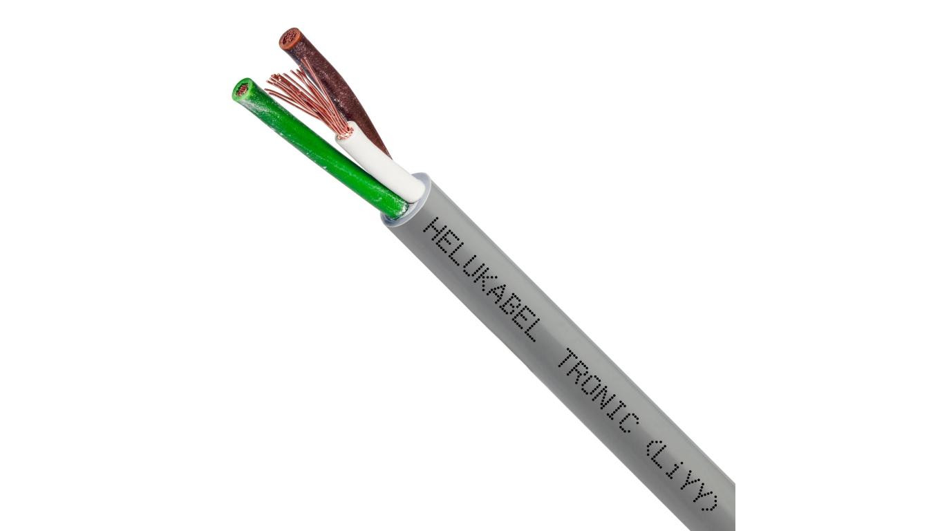 Przewód sterowniczy TRONIC LIYY 300/500V 3x1 szary linka Helukabel /100m/