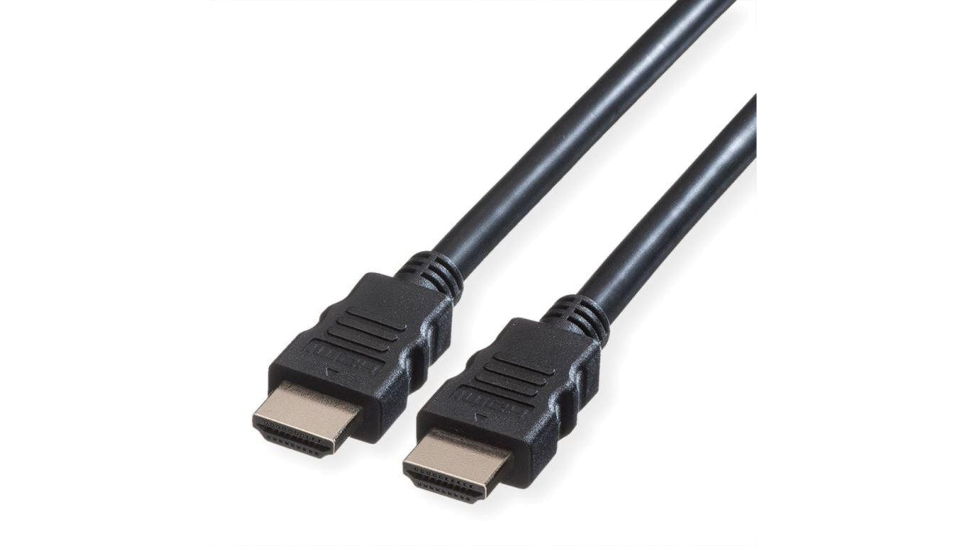 VALUE Kabel HDMI 8K (7680 x 4320) Ultra HD z Ethernetem, M/M, zwart, 1 m