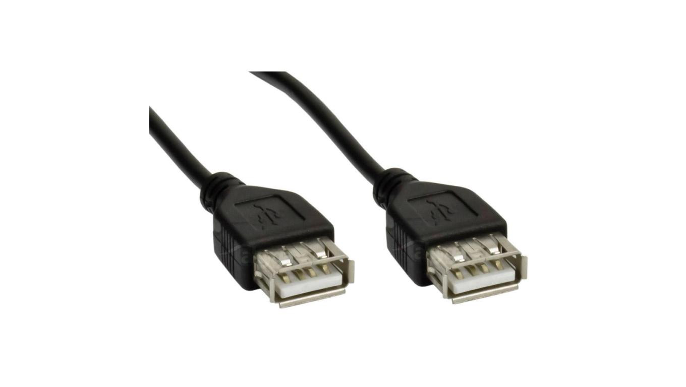 Kabel USB Akyga AK-USB-06 USB A (f) / USB A (f) ver. 2.0 1.8m