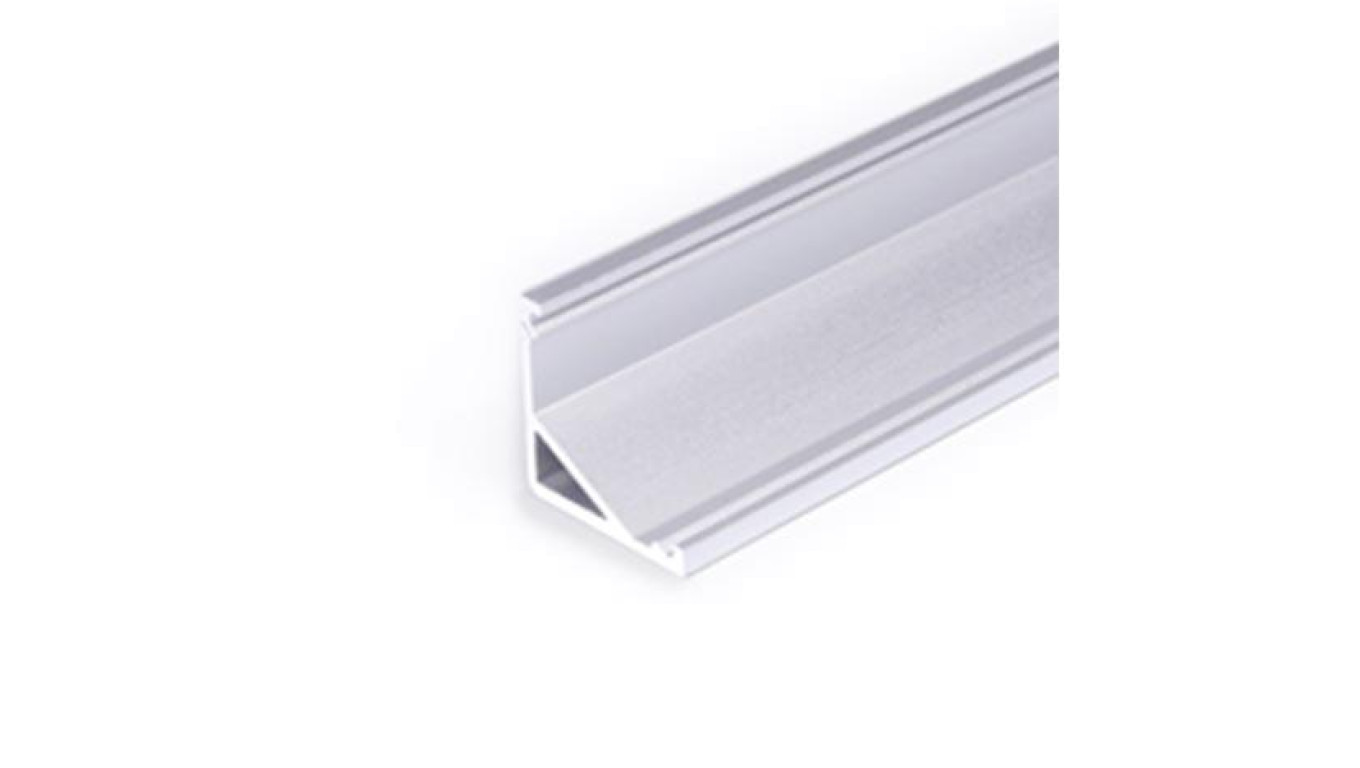 Profil led EKO narożny kątowy alu sur 1m aluminiowy surowy do taśm led (E) C9010000