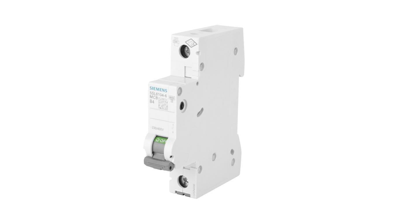 Wyłącznik nadprądowy SENTRON 5SL6 1P B 4A 6kA AC 5SL6104-6