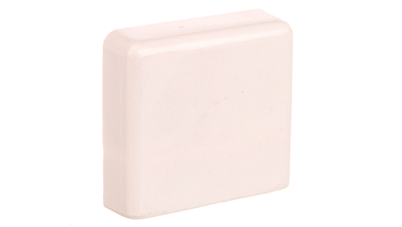 Ultra Łącznik zakończeniowy 25x16/25x25mm biały RAL 9010 ETK25361