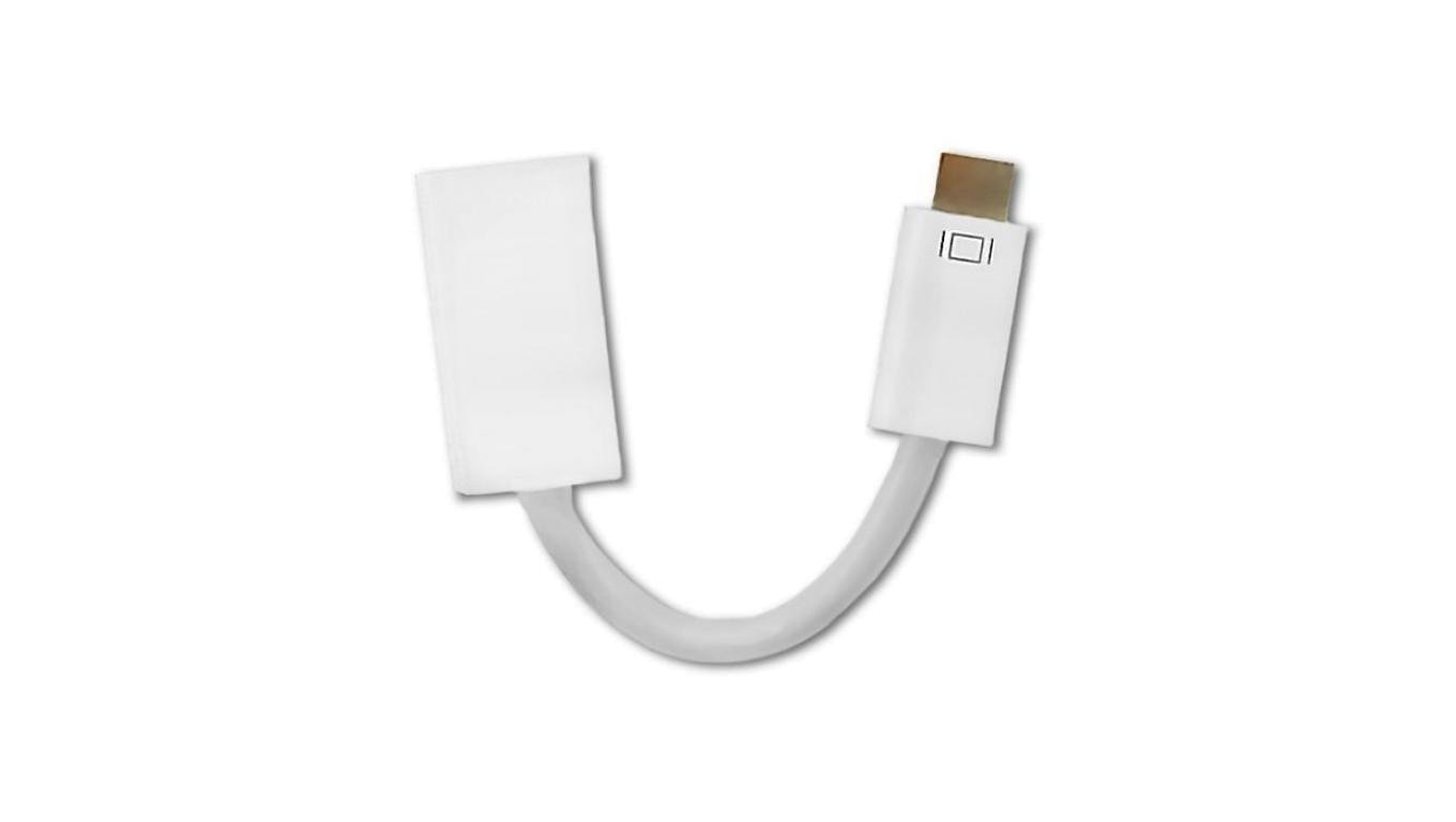 Qoltec Adapter Mini DVI męska HDMI żeńska 0.15m