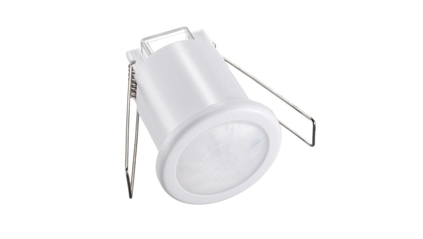 Czujnik ruchu PIR podtynkowy IP20 360 st. 400W zasięg 8m biały CP-11B