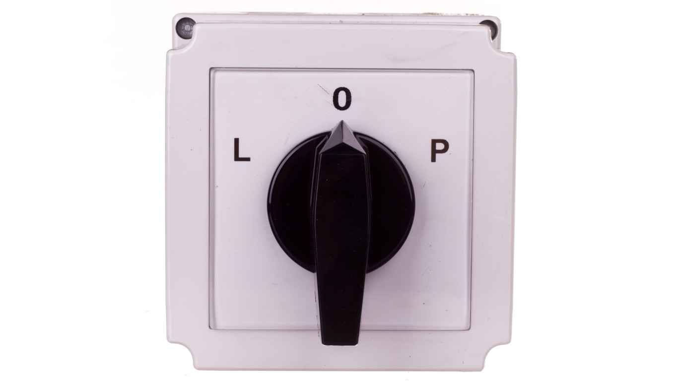 Łącznik krzywkowy L-0-P 3P 63A w obudowie 4G63-11-PK R214 63-840309-051