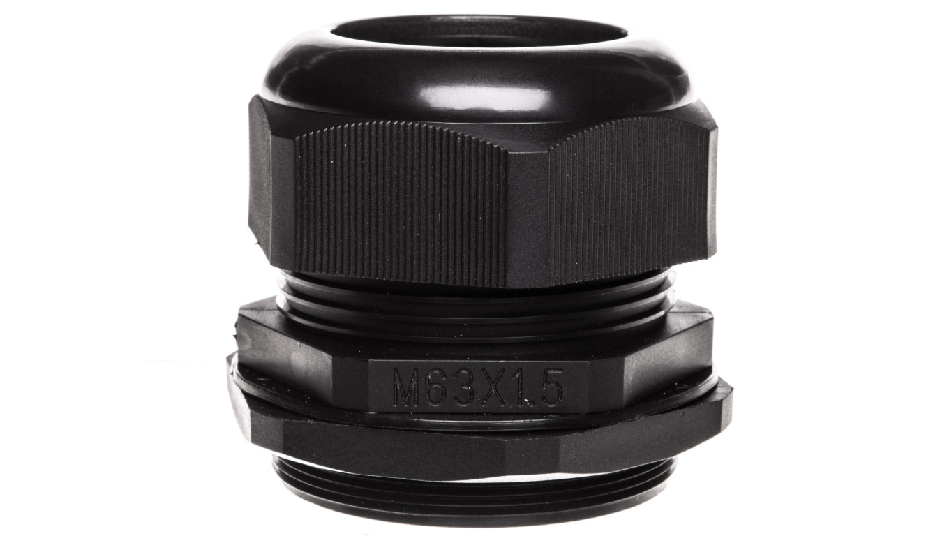 Dławnica kablowa poliamidowa M63 IP68 DP-EN 63 HM BK czarna E03DK-01040127001