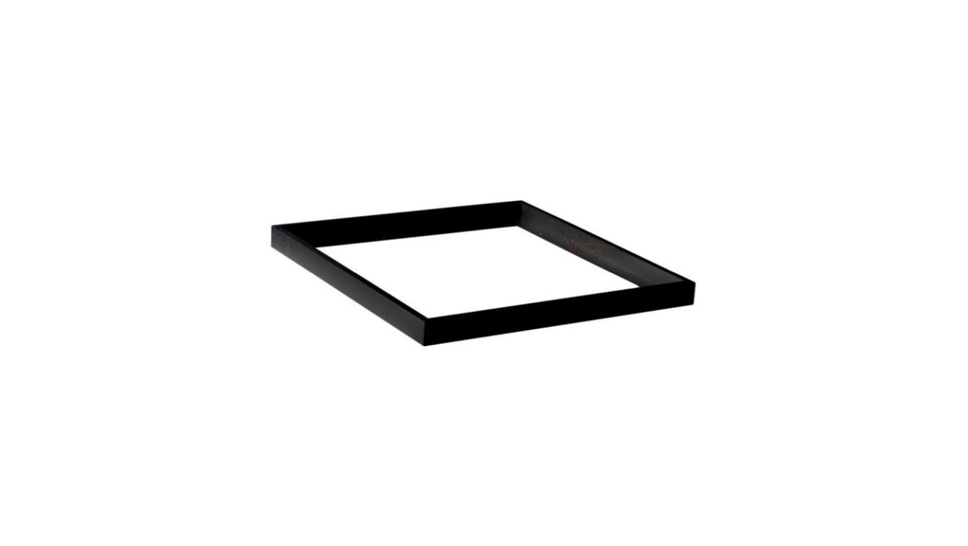 Rama montażowa do panelu LED 600x600x44 zatrzaskowa aluminium czarna EC79574