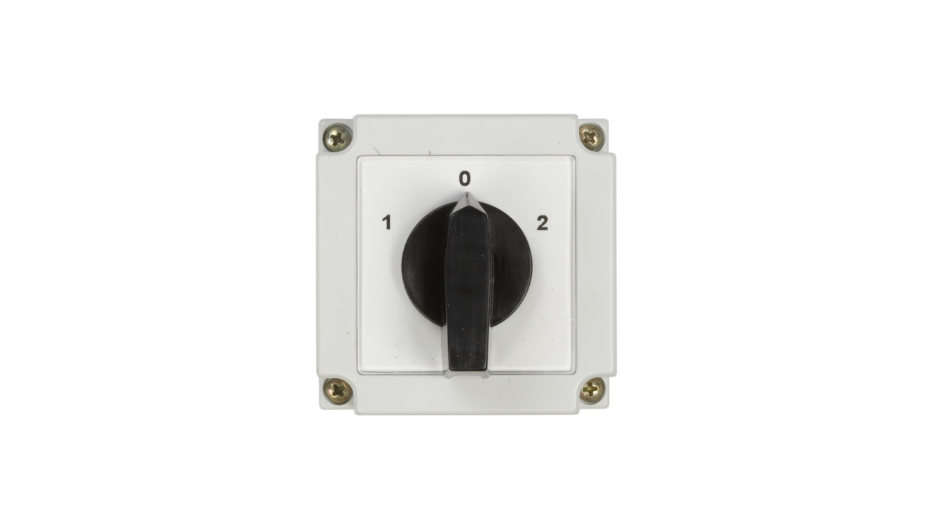 Łącznik krzywkowy 1-0-2 3P 10A w obudowie 4G10-53-PK R014 63-840345-011
