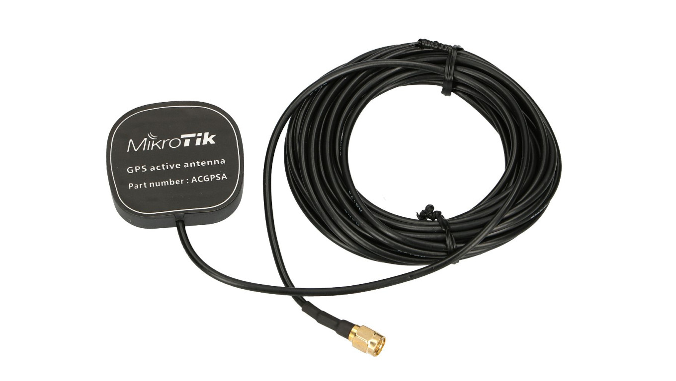 Antena GPS 1575.4MHz, 1x SMA, IP67, do użytku z LtAP mini LTE Kit MikroTik ACGPSA