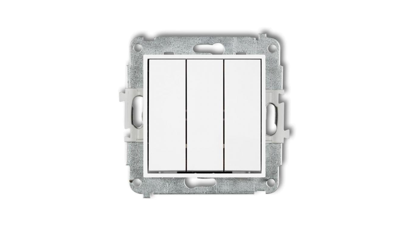 MINI Łącznik potrójny biały MWP-7