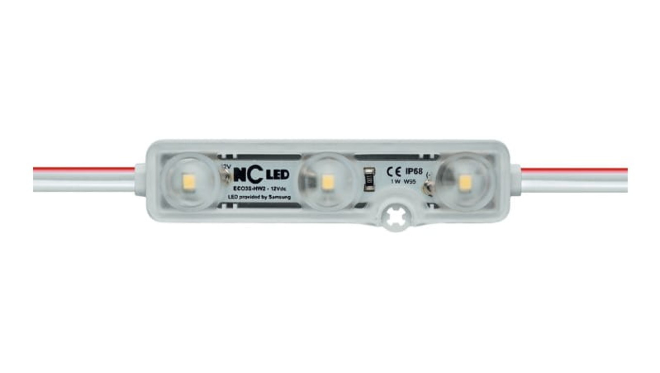 Moduł led IP68 12V NC Lens Samsung 4000K 1W
